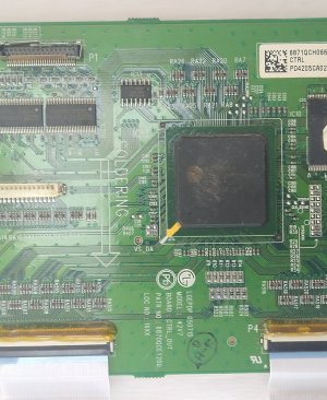 6870QCE020D , LGEPDP 050715 , 42V7 , LG T-CON BOARD